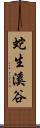 蛇生溪谷 Scroll
