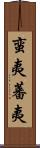 蛮夷 Scroll