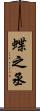蝶之丞 Scroll