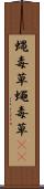 蝿毒草 Scroll
