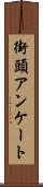 街頭アンケート Scroll