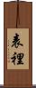 表裡 Scroll