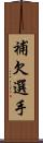 補欠選手 Scroll