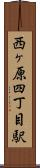西ヶ原四丁目駅 Scroll