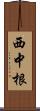 西中根 Scroll