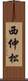 西仲松 Scroll