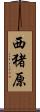 西猪原 Scroll