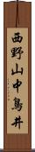 西野山中鳥井 Scroll