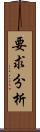 要求分析 Scroll