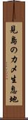 見島のカメ生息地 Scroll