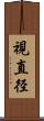 視直径 Scroll