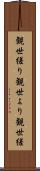観世縒り Scroll