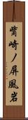 觜崎ノ屏風岩 Scroll