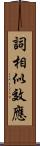 詞相似效應 Scroll