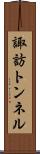 諏訪トンネル Scroll
