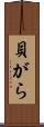 貝がら Scroll