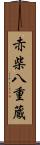 赤柴八重蔵 Scroll