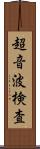 超音波検査 Scroll