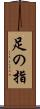 足の指 Scroll