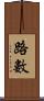 路數 Scroll