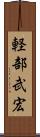 軽部武宏 Scroll