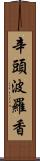 辛頭波羅香 Scroll