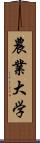 農業大学 Scroll