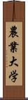 農業大学 Scroll