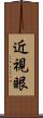 近視眼 Scroll