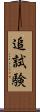 追試験 Scroll