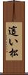 這い松 Scroll