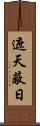 遮天蔽日 Scroll