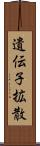 遺伝子拡散 Scroll