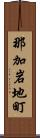 那加岩地町 Scroll