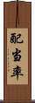 配当率 Scroll
