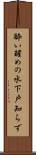 酔い醒めの水下戸知らず Scroll