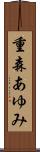 重森あゆみ Scroll