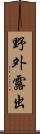 野外露出 Scroll