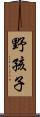 野孩子 Scroll