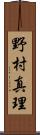 野村真理 Scroll