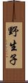 野生子 Scroll