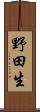 野田生 Scroll