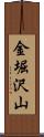 金堀沢山 Scroll