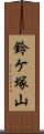 鈴ケ塚山 Scroll