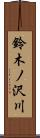 鈴木ノ沢川 Scroll