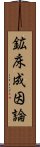 鉱床成因論 Scroll