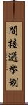 間接選挙制 Scroll