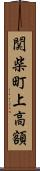 関柴町上高額 Scroll