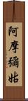 阿摩彌姑 Scroll
