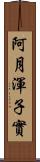 阿月渾子實 Scroll